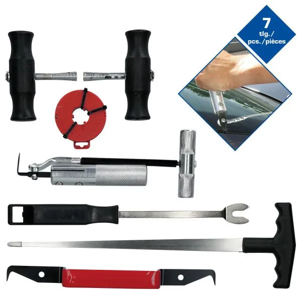 Brilliant Tools Kit di rimozione parabrezza da 7 pezzi BT681100
