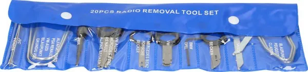 Brilliant Tools Kit di smontaggio radio 20 pezzi BT511200