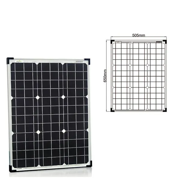 Kit solare Offgridtec 50w - Set solare 12V 4-01-002645