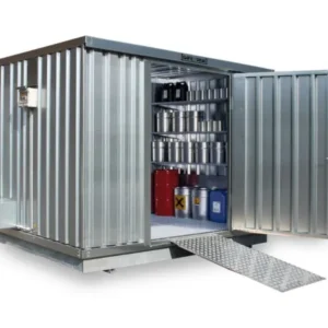 SÄBU SAFE Tank 1000 (installazione esterna) zincato montato ALG 3.050 x 2.170 x 2.350 mm porta singola sul lato 3 m F11961...