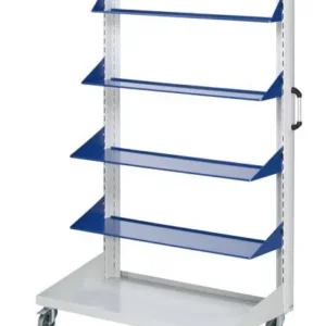 ANKE ripiani per auto base dritti; 1250x450x1950 mm; RAL 7035/5010; con 1x ripiano dritto 160 mm; 1x ripiano dritto 250 mm...