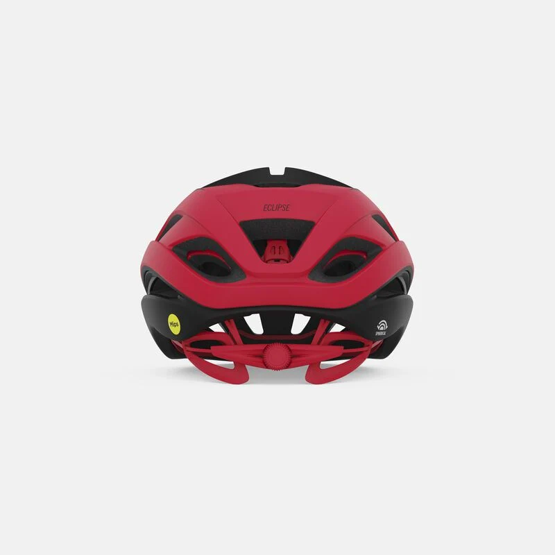 Giro Casco Eclipse Spherical Satino Black/White/Red