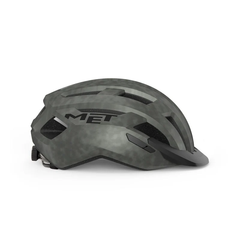 Met Casco Allroad Di titanio Grigio Opaco con Kit di Montaggio Completo