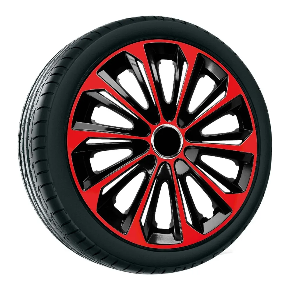 NRM EXTRA DURATIVO RED BLACK 15'' hubcaps red-black 4 pieces
