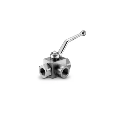 1-1/2" Nominal Npt 3way acciaio High Pressure Ball Valve GE3L112TNPT