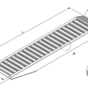 Binari di carico Altec AVS150MR lunghezza: 5085 mm larghezza: 520 mm conf: 1 paio 15010014
