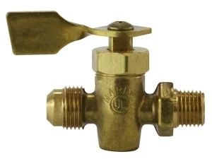 1/4" X 3/8" M X Flare Uniforme Bottom Fuel Valve 46429M