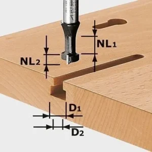 Fresa per cave T Festool HW S8 D10.5 / NL13 491035