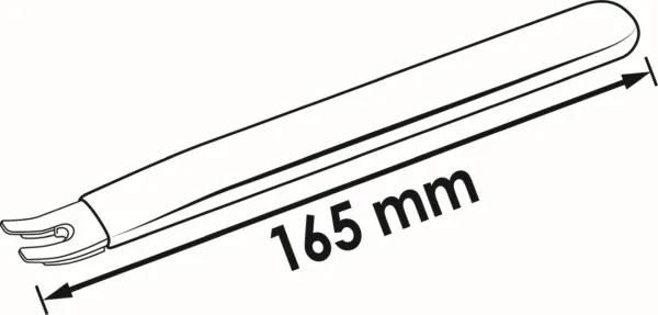 Leva di sblocco VIGOR 165 mm V4310N