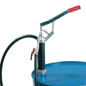 Pompa manuale leva DENIOS F 52 per gasolio e gasolio con valvola sfera 117-667