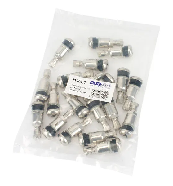 RepTools Valvola metallica per valvole per pneumatici Essenziale universale 20 pezzi XXL-117467