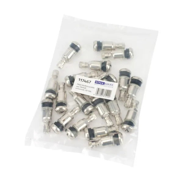 RepTools Valvola metallica per valvole per pneumatici Essenziale universale 20 pezzi XXL-117467