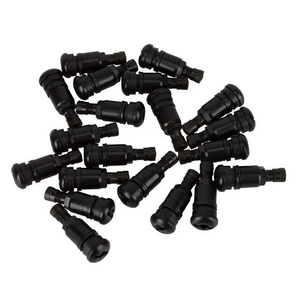 RepTools Valvola per pneumatici Standard metallo nera universale 20 pezzi XXL-118470
