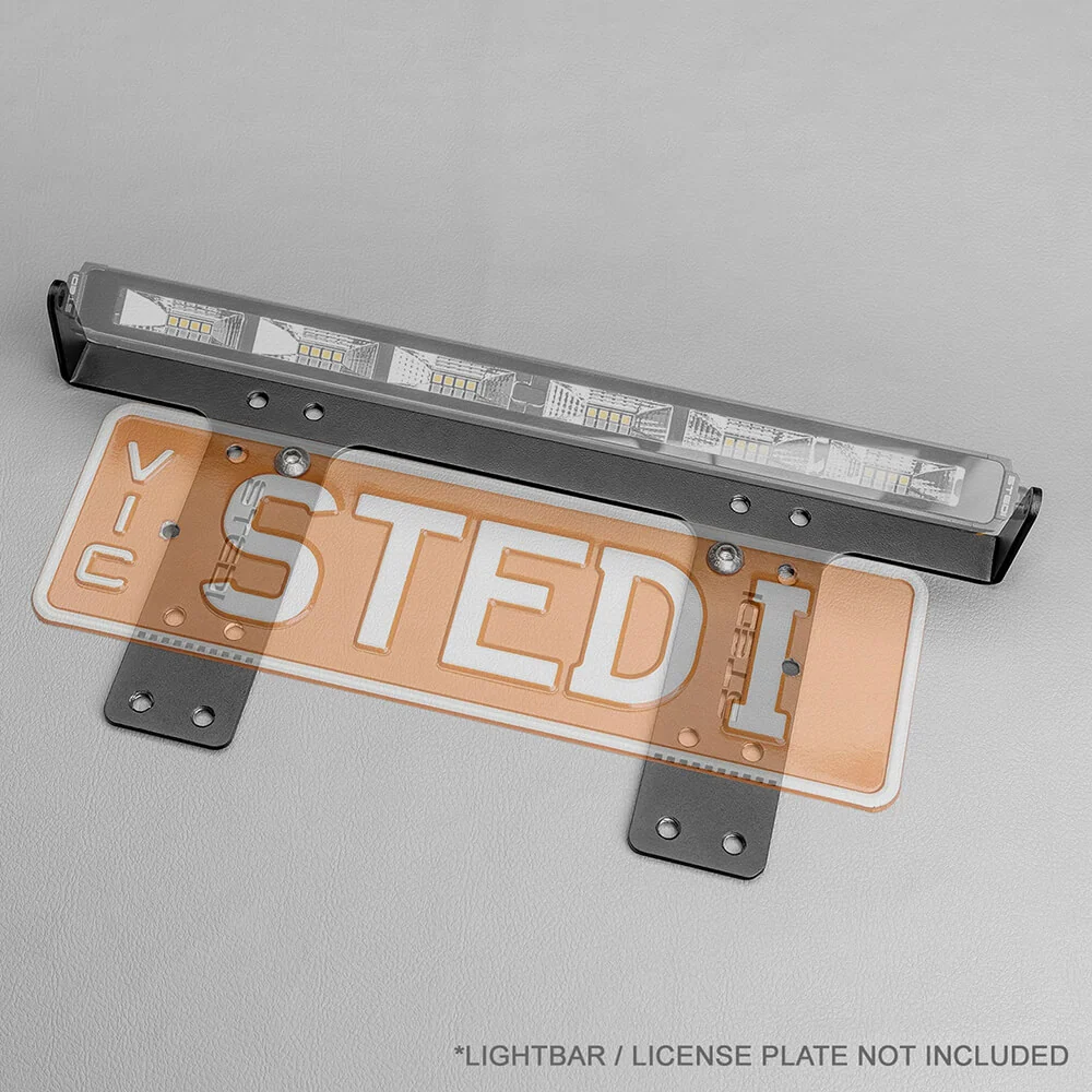 STEDI License Plate Reverse Bracket (To Suit Minuscolo V2 13.9 Inch)