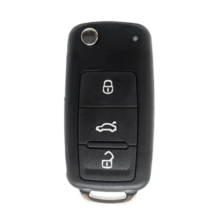 Telecomando pieghevole 3 pulsanti per Volkswagen Amarok Transporter - Rif. primario: 7E0837202BD