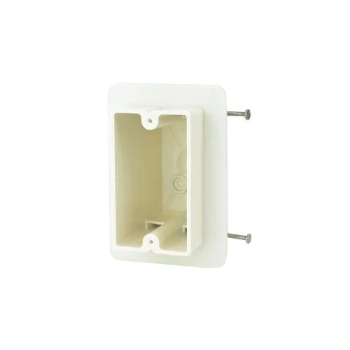 Unico Gang Angled Mid Nail Switch Receptacle Outlet Box Off White 1099-NV2 (Pack 48)
