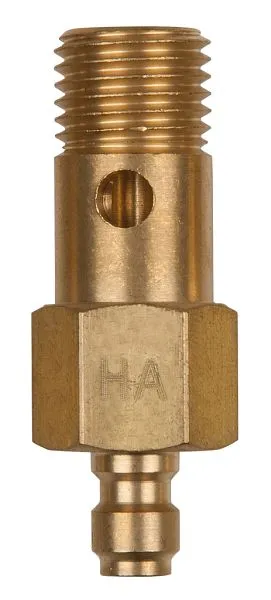 Vite cava KS Tools M14x15 e raccordo per tubo da 1/4" 150.2656