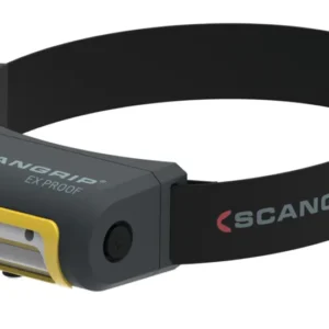 SCANGRIP Lampada frontale LED ATEX con batteria, Modello: EXVIEW