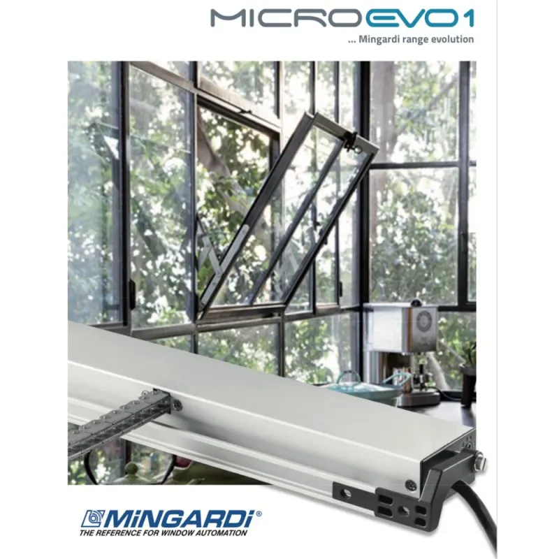 Micro Evo 1 Mingardi Attuatore Catena Doppia Maglia per Finestre