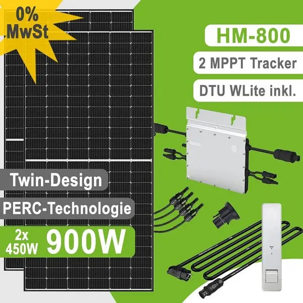 Centrale elettrica da balcone Offgridtec SolarDirect Luxen + WiFi 900W HM-800 4-01-016446
