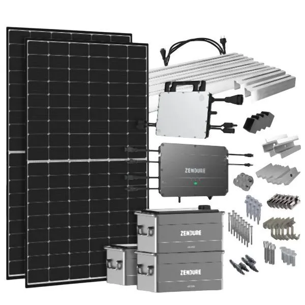 Centrale elettrica da balcone Offgridtec SolarFlow accumulo 288 kWh 880 W HM-800 con connessione Schuko - cavo di collegam...