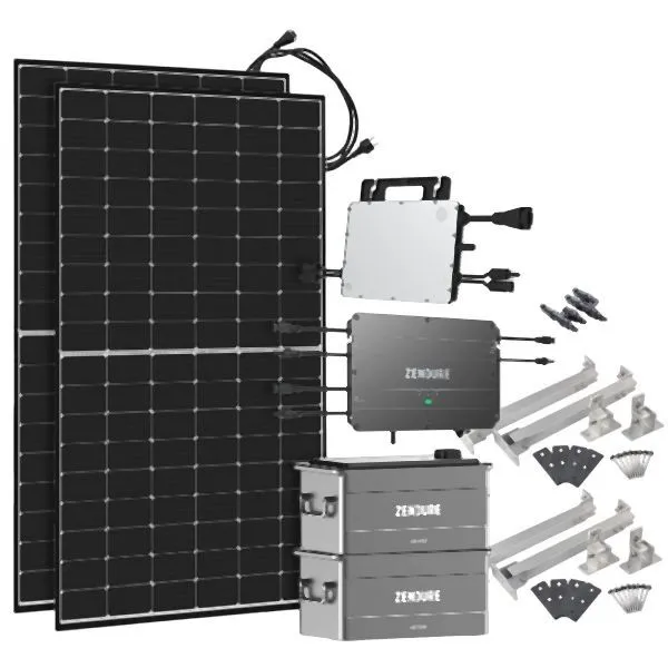 Centrale elettrica da balcone Offgridtec SolarFlow accumulo 192 kWh 880 W HM-800 con connessione Schuko - cavo di collegam...