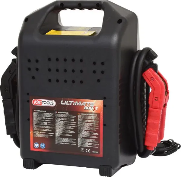 Avviatore di emergenza mobile con batteria KS Tools 12V + 24V 1700A 550.1820