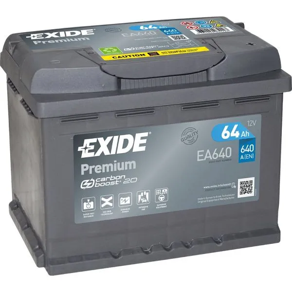 Batteria di avviamento EXIDE Eccezionale EA 640 Pb 101 009300 20