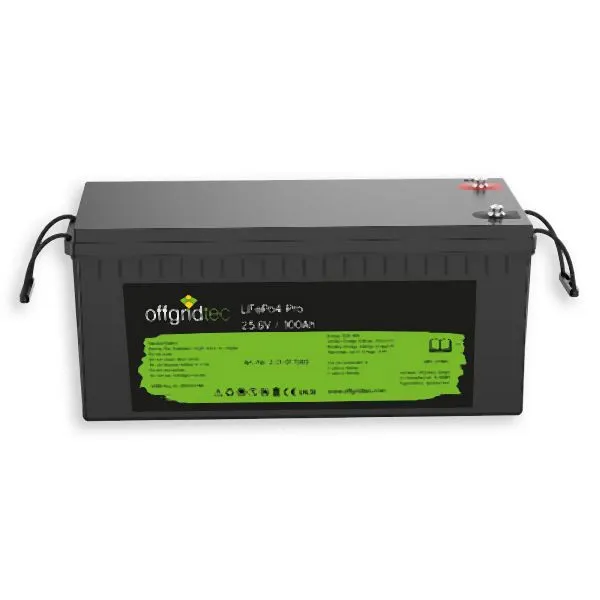 Batteria al litio Offgridtec 24/100 LiFePo4 Pro 100Ah 2560Wh 256V 2-01-017365