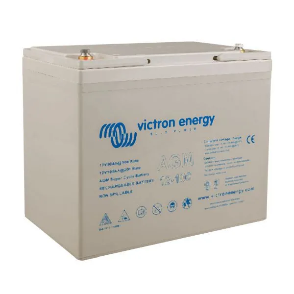 Batteria Victron Energy AGM 12V 100Ah Super Cycle C20 2-67-012245