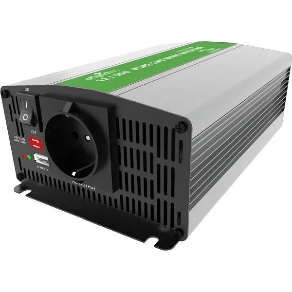 Convertitore di tensione sinusoidale Offgridtec PSI 500W 1000W da 12V 230V 1-01-011080