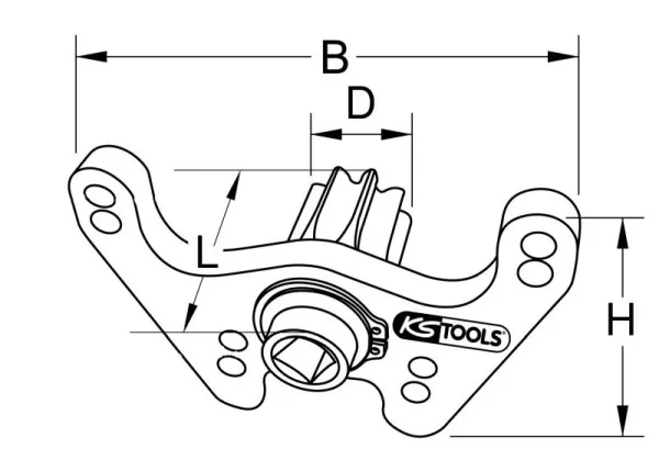 Dispositivo di avviamento motore KS Tools per Volvo 455.0085