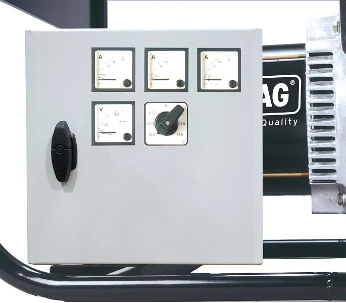 ELMAG misuratore di tensione e corrente 3x con interruttore 3x400 volt voltmetro con interruttore e 3 amperometri (V+US 3x...