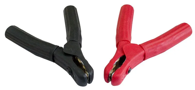 ELMAG terminale polo (rosso +) totalmente isolato 600 lunghezza: 165 mm striscia di rame/contatto ottone 55345