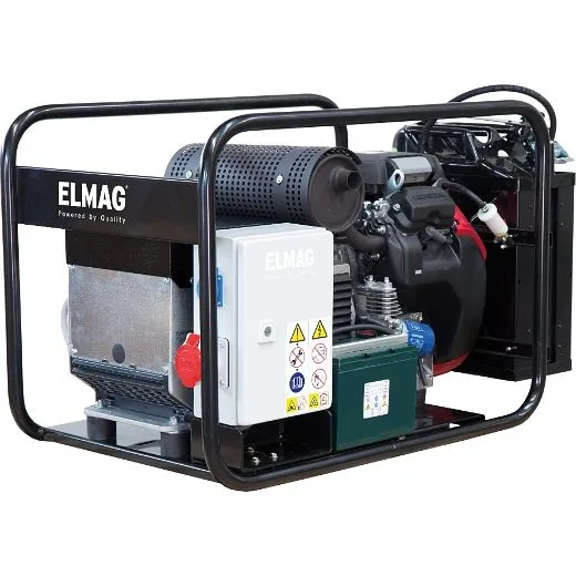 Generatore di corrente ELMAG SEB 18000WDE-AVR con motore HONDA IGX800 con avviamento elettrico e batteria esente da manute...
