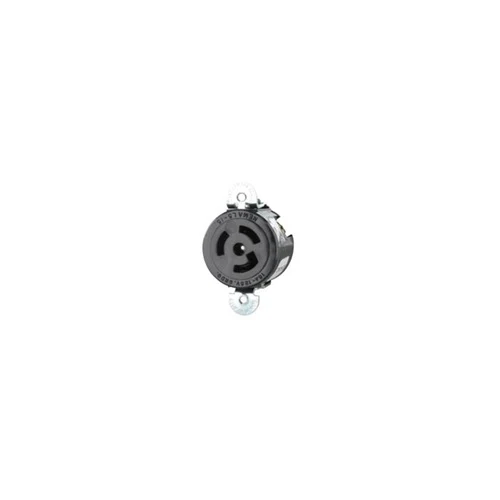 Leviton 15 Amp 125 Volt Single Ridotto Strap Locking Receptacle 4710-SS