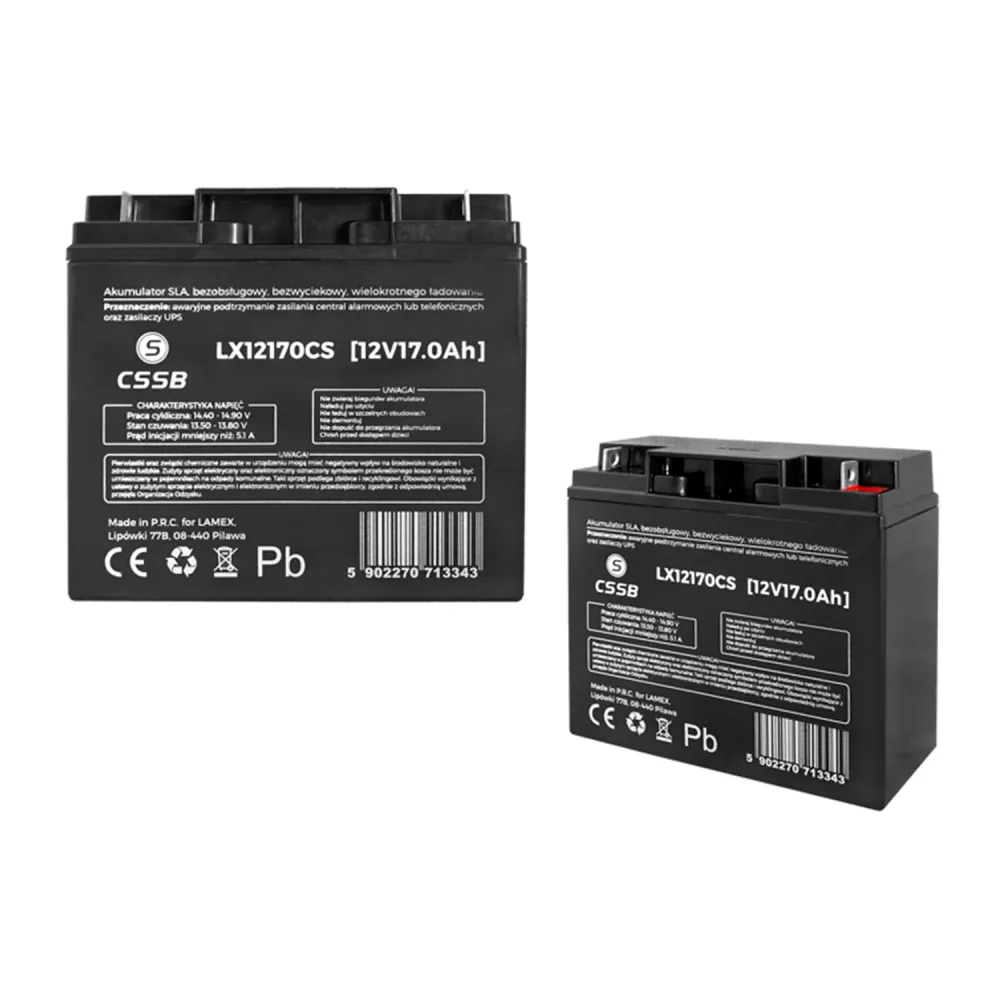 LX12170 CSSB 12V 17Ah Gel Battery batteria ricaricabile AGM Compatible 17Ah 18Ah 19Ah 21Ah 22Ah Leakproof Maintenance Free