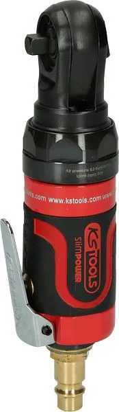 Mini cricchetto con interruttore ad aria compressa KS Tools 1/4" SlimPOWER 30 Nm 515.5505