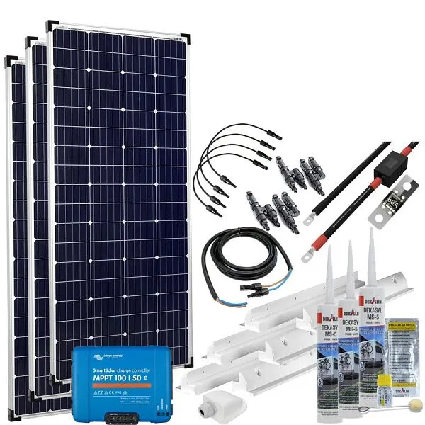 Offgridtec mPremium+ XXL 600W 12V con sistema solare per roulotte Victron SmartSolar MPPT 100/50 4-01-014250-002