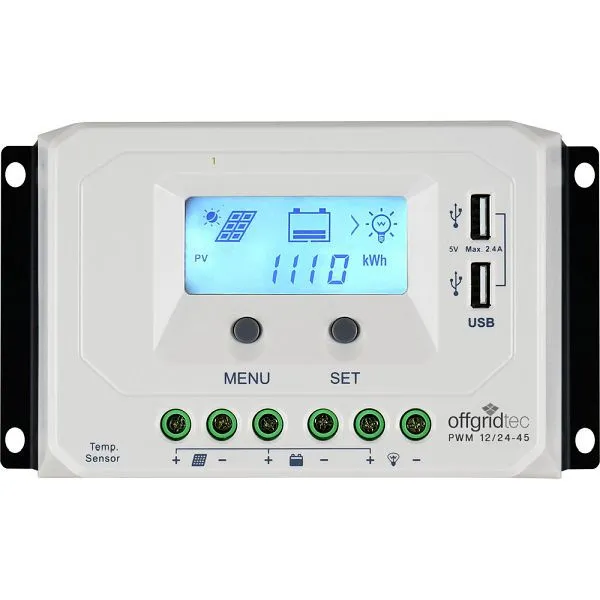 Offgridtec PWM Pro regolatore di carica 12V/24V 45A USB 1-01-010925