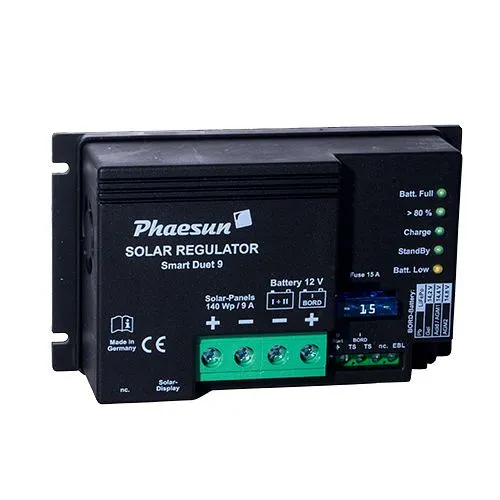 Regolatore di carica solare Phaesun Wi-fi Duet 9 321536