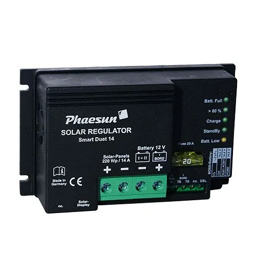Regolatore di carica solare Phaesun Wi-fi Duet 14 321537