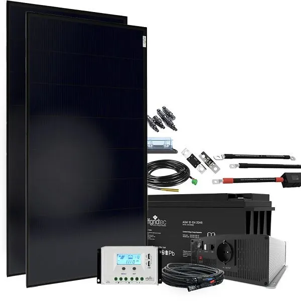 Sistema solare Offgridtec Autark XL-Master 300W - Alimentazione CA 1500W Batteria AGM 154Ah 4-01-002675