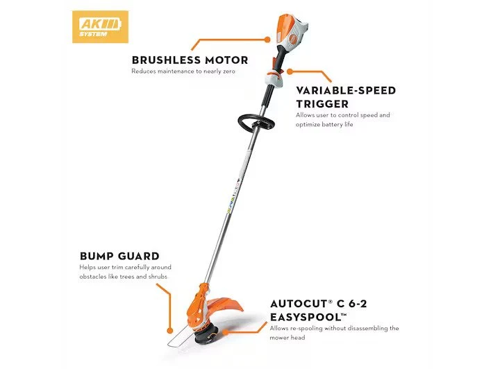Stihl FSA 60 R Battery Line Trimmer per Freni ad Alta Performance