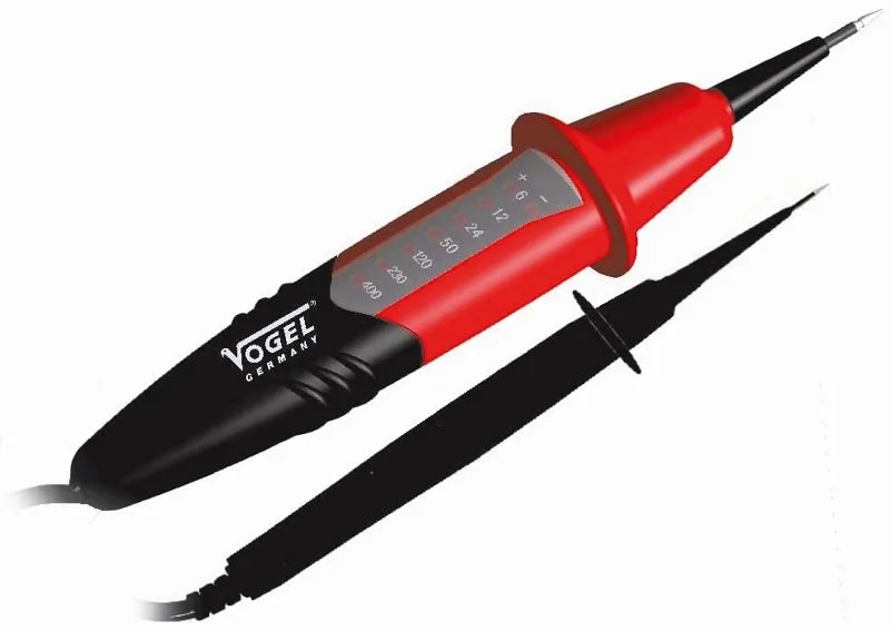 Tester di tensione bipolare Vogel Germany con 8 LED IP44 6 - 400 V 640356