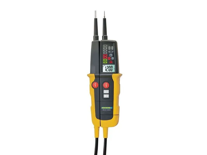 Tester di tensione e continuità PANCONTROL LED + display LCD 12 - 1000V AC / DC + display campo rotante + test FI PAN MV-1...