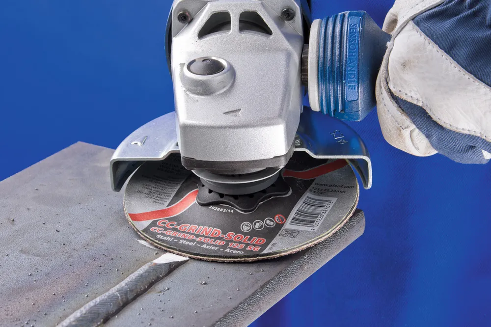 PFERD Disco abrasivo CCGRINDSOLID SG acciaio, ? Disco: 125 mm