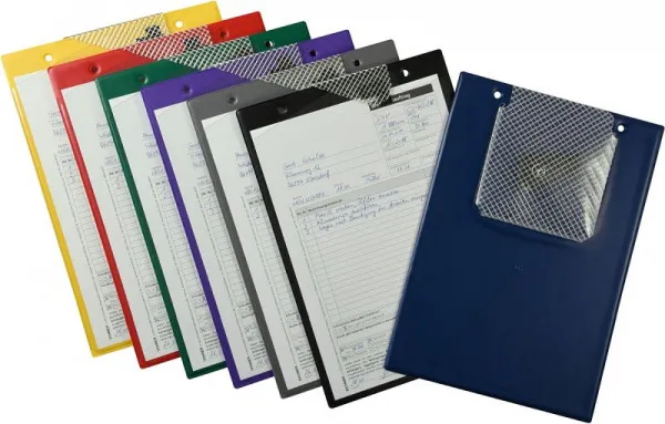 Borsa per ordini Eichner "Plus" con scomparto per chiavi viola misura: DIN A4 UI: 10 pezzi 9015-00586