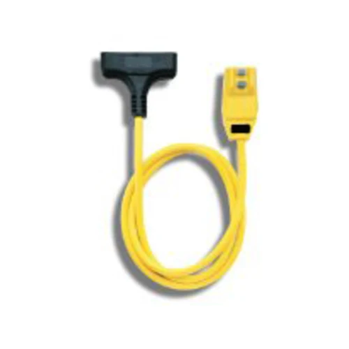100' 120V/15A Right Angle GFCI 12/3 Cable Set Tri Cord Giallo oro 14880120-1