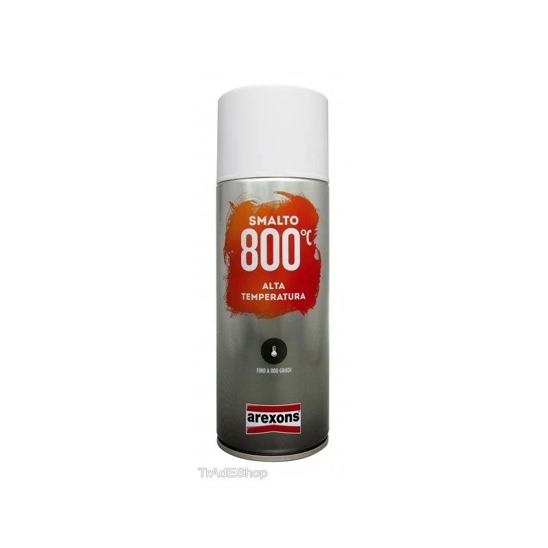 Arexons Vernice Spray Nero Opaco Per Marmitta 400ML